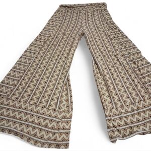 Farm Rio By Anthropologie Wide-Leg Printed Pants Size M